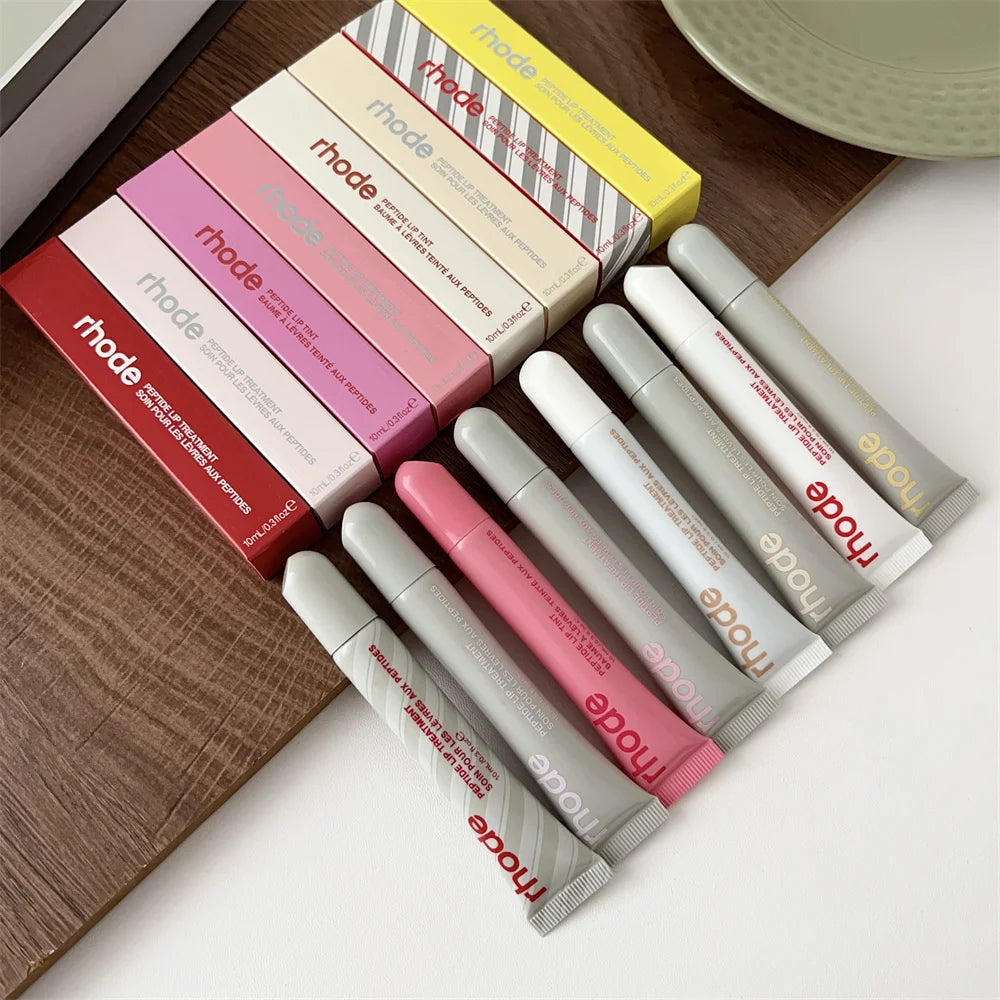 Brand NEW Rhode Fashion Color Lipstick Vanilla Portable Lip Gloss Hot INS Lipstick Salted Caramel Lip Protection Moisturizing