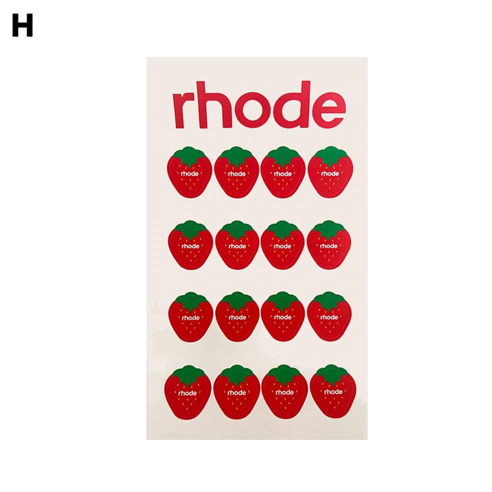 Rhode Makeup Lip Glosses Plump Moisturizing Lip Glaze Oil Long Lasting Nourishing Lipstick Care Ins Salty Tan Raspberry with Box