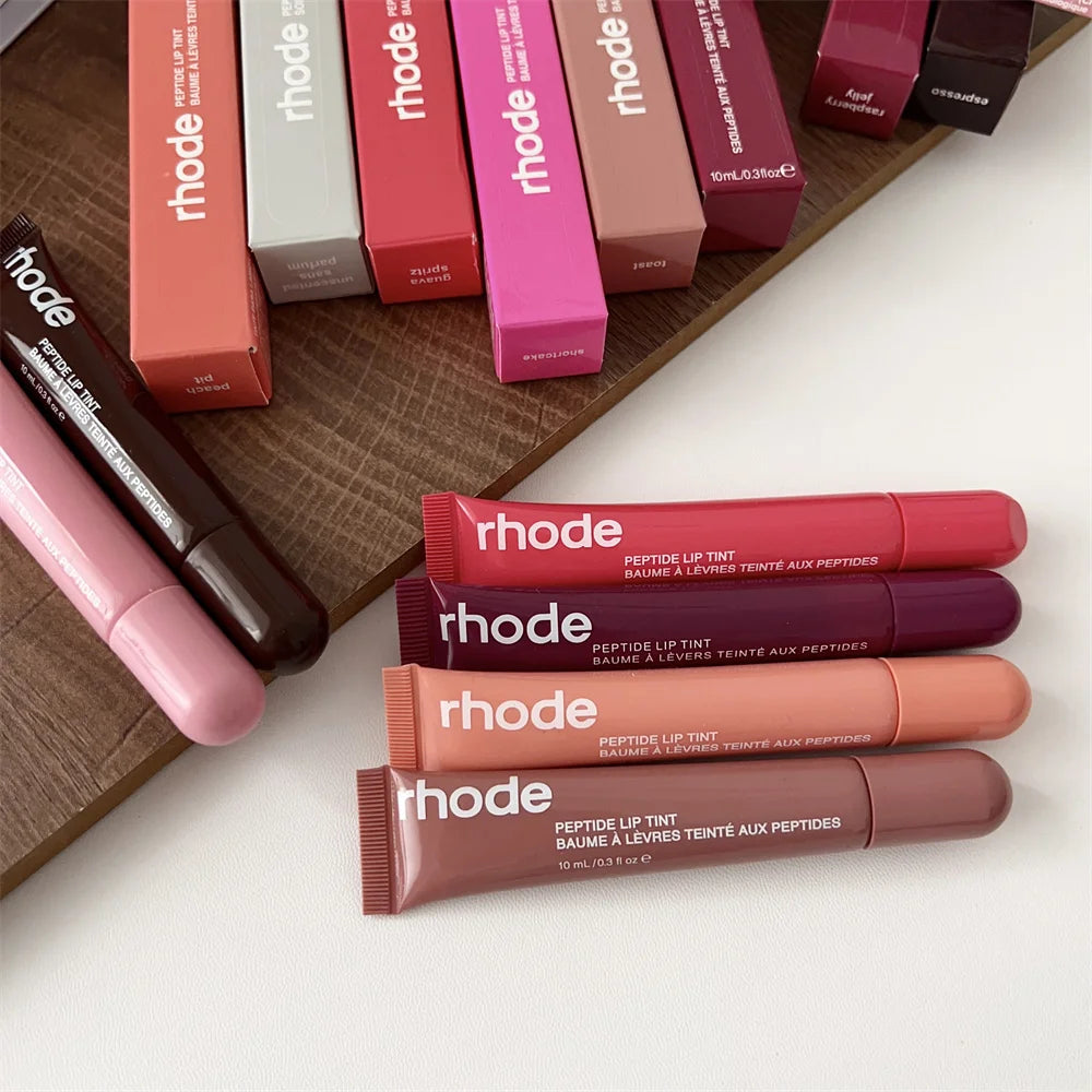 Brand NEW Rhode Fashion Color Lipstick Vanilla Portable Lip Gloss Hot INS Lipstick Salted Caramel Lip Protection Moisturizing