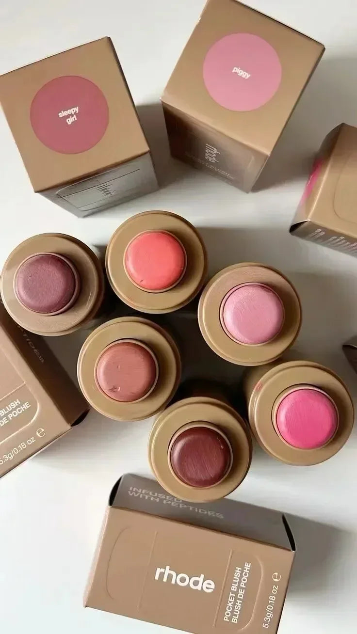 JY Hot Rhode-es case Treatment Series Tinted Balm Lasting Moisturizing Blushes Hydrated Gel Oil Pout Lips Long-acting Lip Care