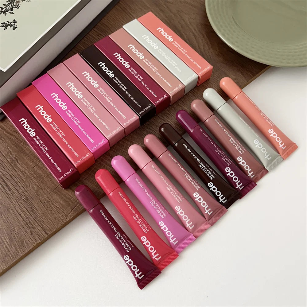 Brand NEW Rhode Fashion Color Lipstick Vanilla Portable Lip Gloss Hot INS Lipstick Salted Caramel Lip Protection Moisturizing