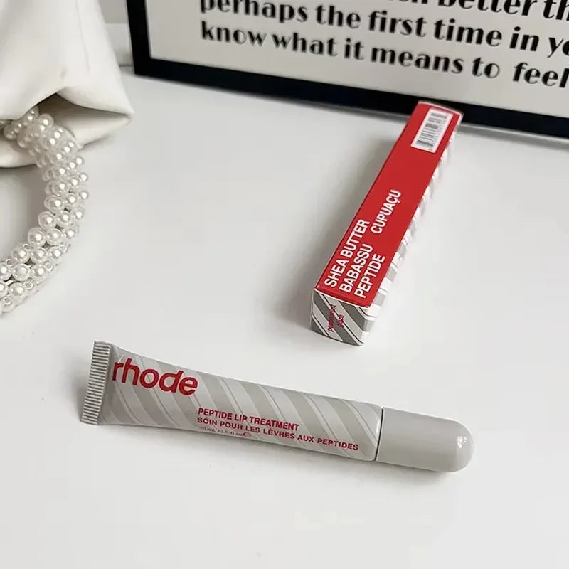 RHODE New Hose Liquid Lip Gloss Sugar Cookie Pbj ‌Lip Balm Cheek Makeup Phone Case For iPhone 16E 16 15 Pro Max Sheer Lipstick