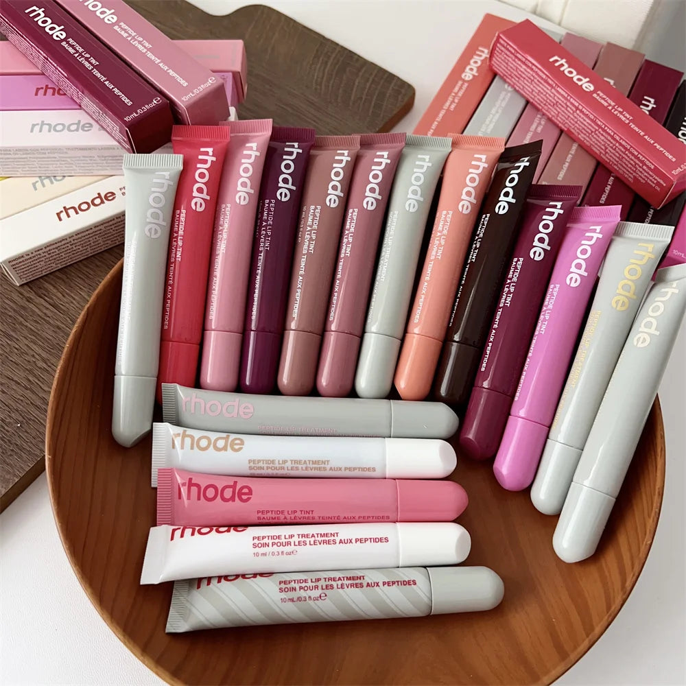Brand NEW Rhode Fashion Color Lipstick Vanilla Portable Lip Gloss Hot INS Lipstick Salted Caramel Lip Protection Moisturizing