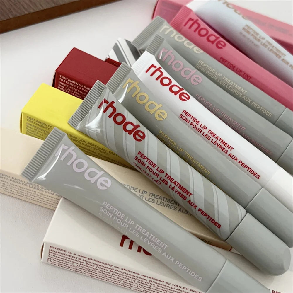 Brand NEW Rhode Fashion Color Lipstick Vanilla Portable Lip Gloss Hot INS Lipstick Salted Caramel Lip Protection Moisturizing